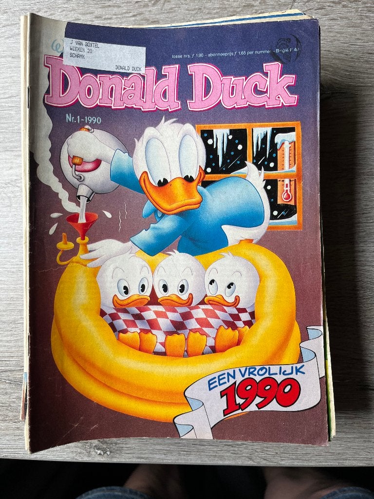 Strips Donald Duck jaargang 1990, Boeken, Gelezen, Amerika, Complete serie of reeks, Ophalen of Verzenden