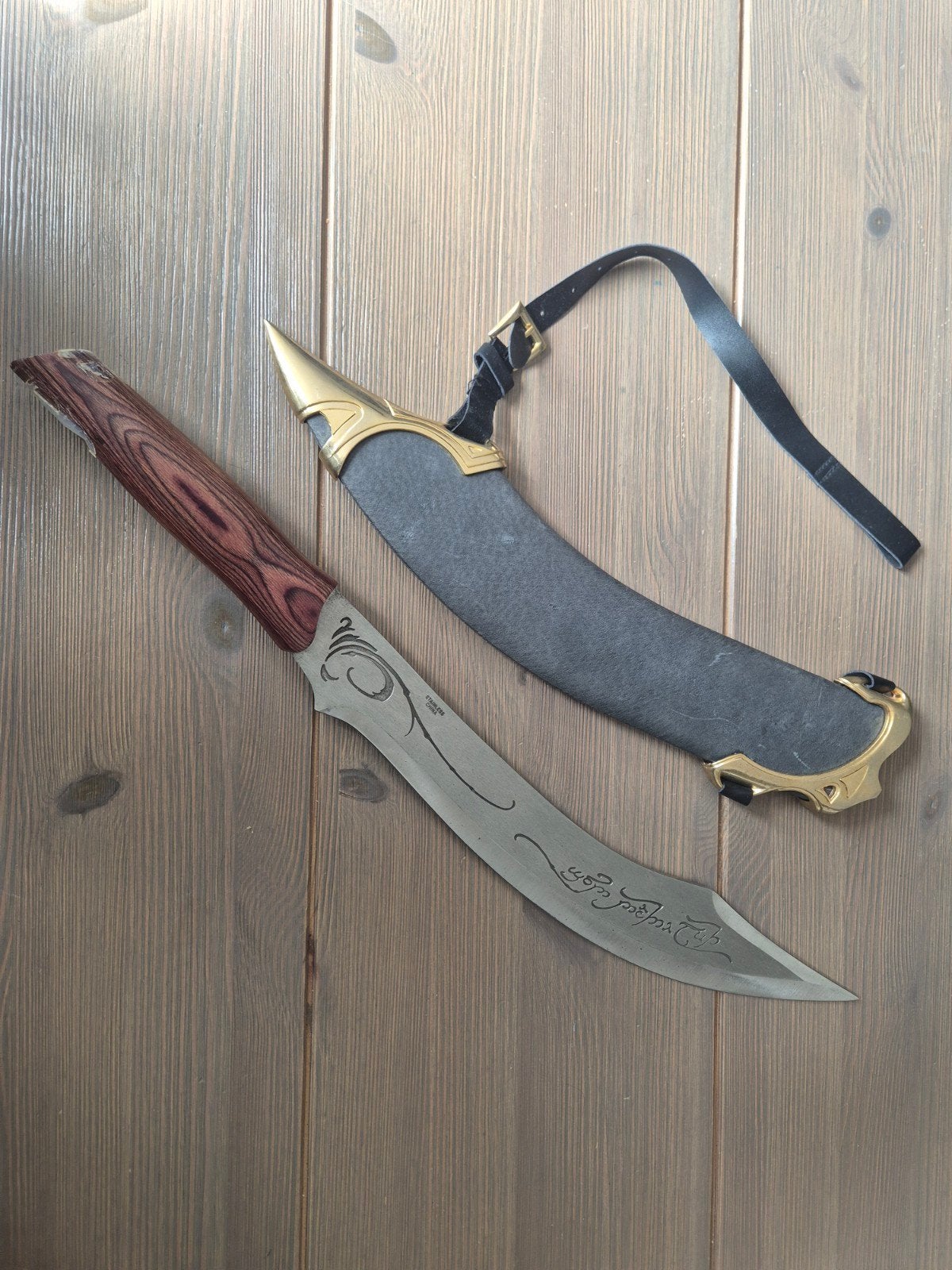 Lord of the Rings Aragorns Dagger vintage, Ophalen of Verzenden, Gebruikt, Replica