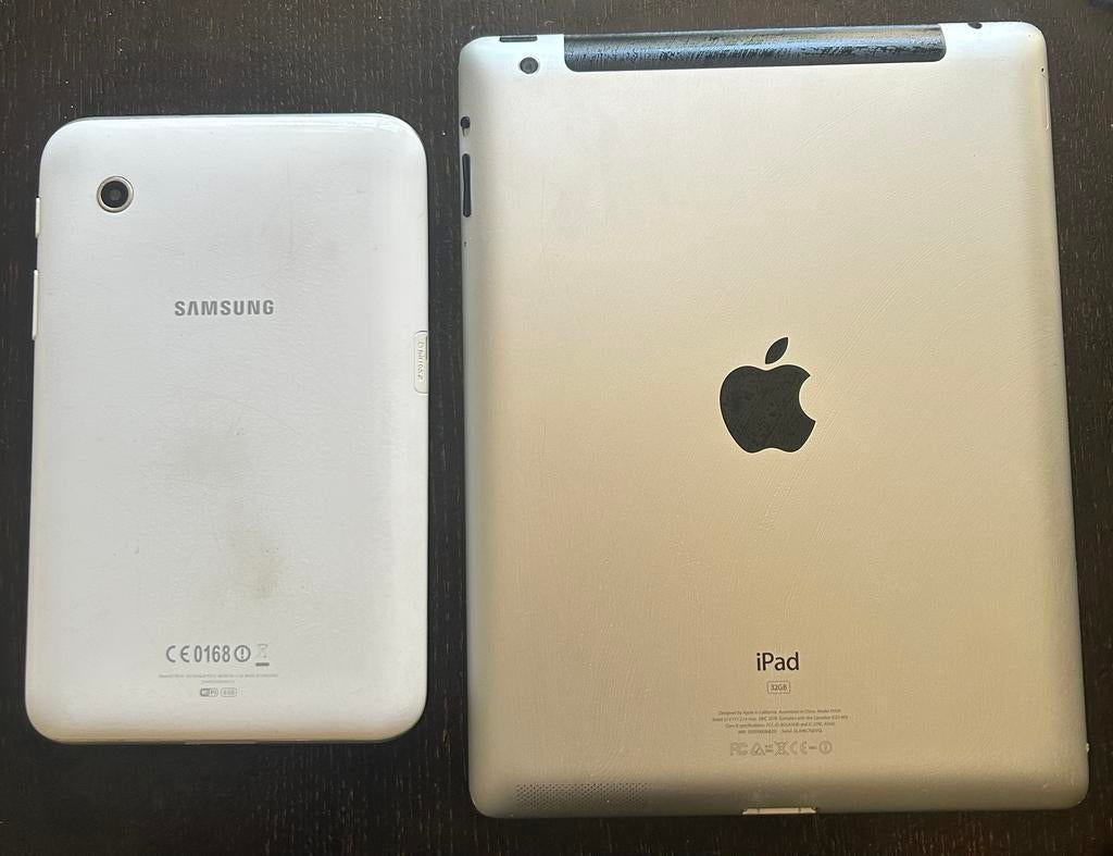Apple Ipad  A1430 32GB/Samsung Tablet GT-P3110 8GB, 10 inch, 32 GB, Apple iPad, Ophalen of Verzenden