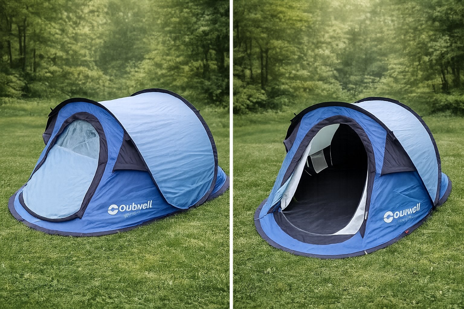 Pop-up tent Outwell Jersey S 2p EN Safarica Cherokee 210 3p, Ophalen, Gebruikt, Tot en met 2