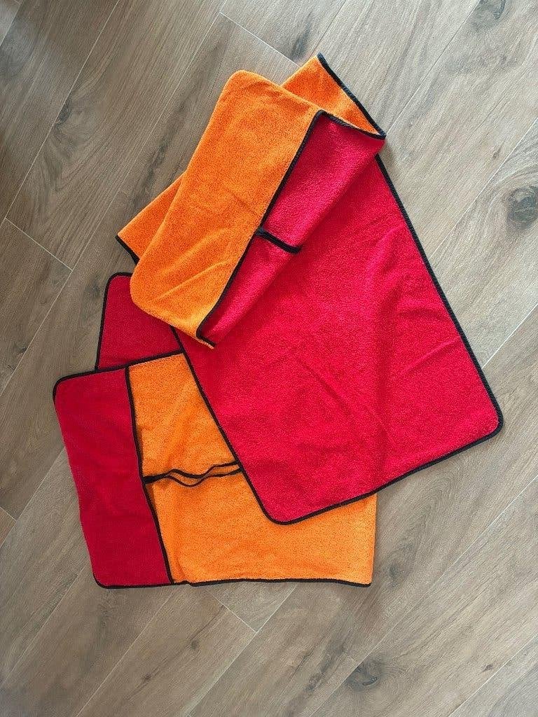 2 Badstof badlakens met hoes voor ligbed of tuinstoel, Tuin en Terras, Ophalen of Verzenden, Overige materialen