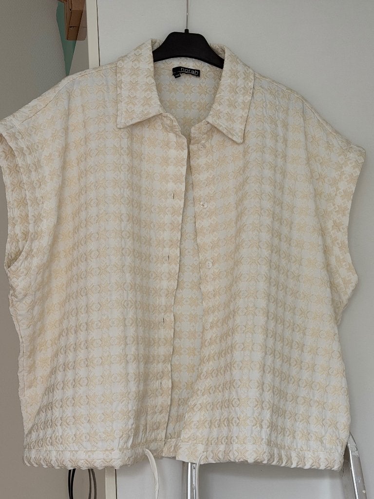 Norah gilet / jasje maat 46/48, Beige, Ophalen of Verzenden, Zo goed als nieuw, Norah