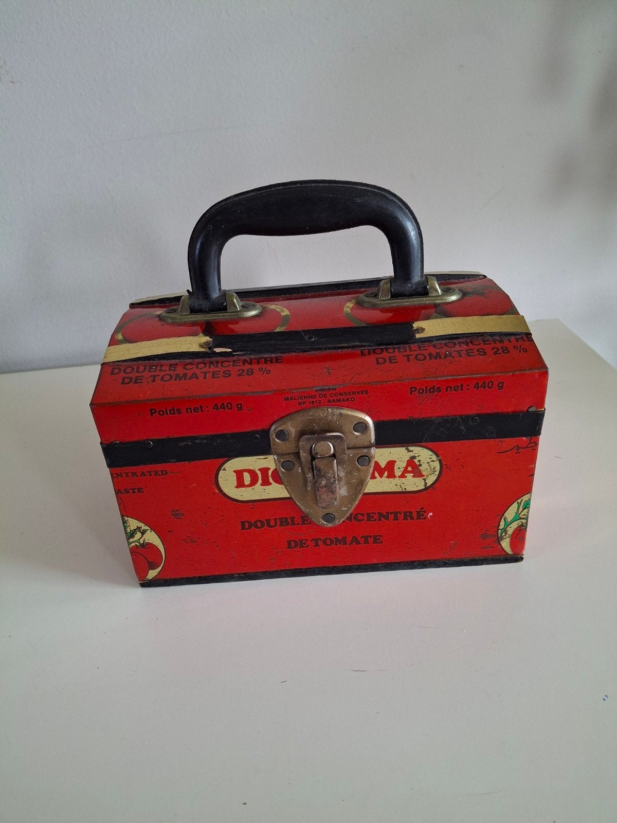 Vintage West-Afrikaans kistje Mali Senegal - Disney Carl Bar, Antiek en Kunst, Ophalen of Verzenden