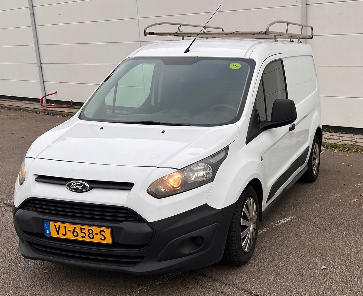 Ford Transit Connect 1.6 TDCI L1 Ambiente First Edition EX B, Auto's, Euro 5, Stof, Gebruikt, Zwart