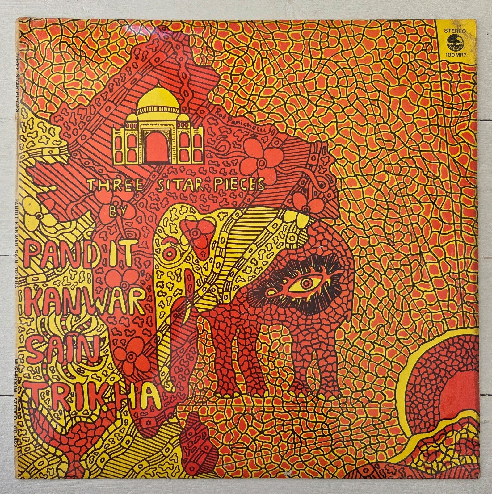 Pandit Kanwar Sain Trikha - Three Sitar Pieces LP, Ophalen of Verzenden, Gebruikt