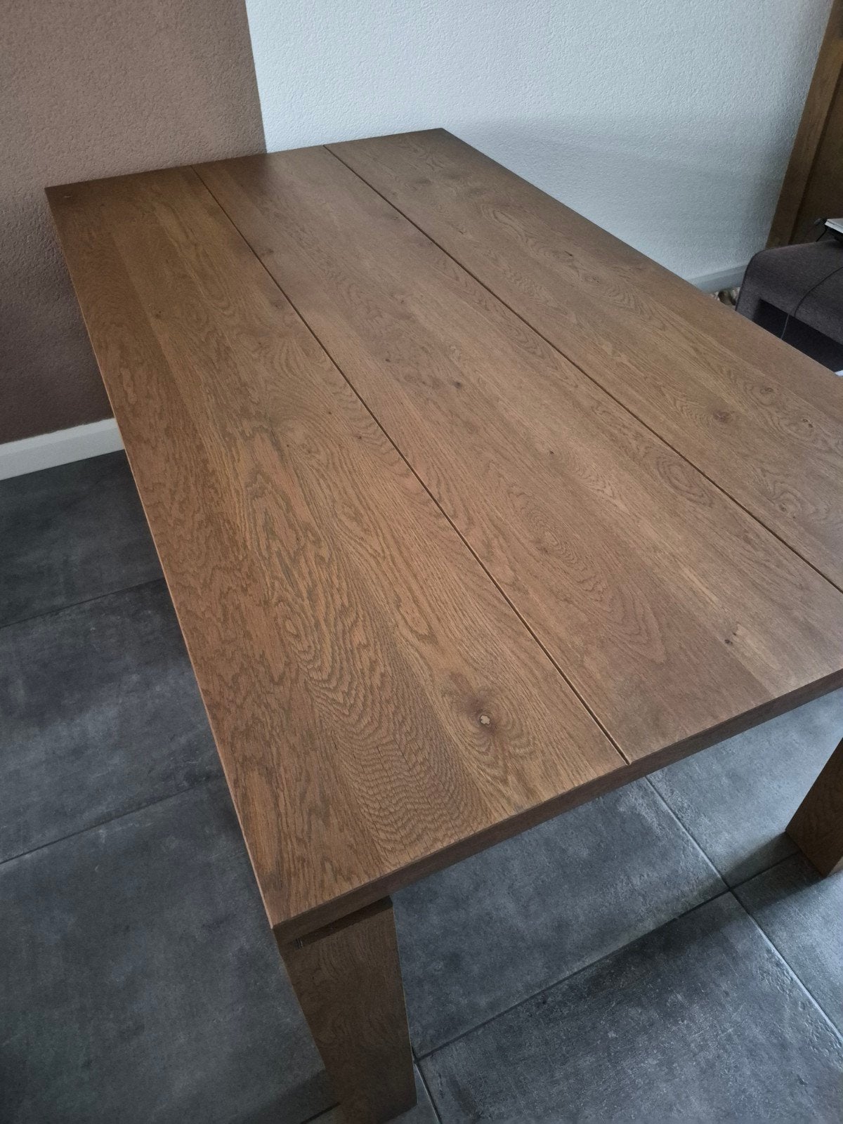 Eiken Eettafel, Type Minor,  Molenaar meubelen, Ophalen, 50 tot 100 cm, Zo goed als nieuw, 150 tot 200 cm