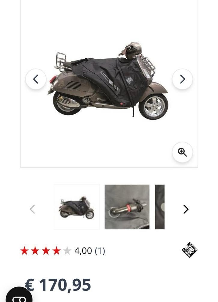 Vespa gts tucano beenkleed, Ophalen, Zo goed als nieuw