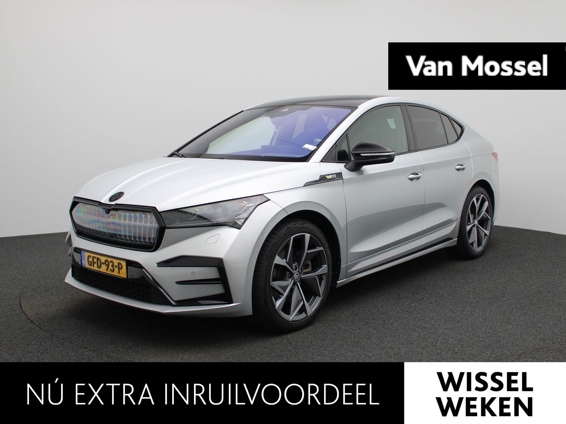 Skoda Enyaq Coupé iV 80 RS | PANORAMADAK | SFEERVERLICHTING, Auto's, 12 maanden, Gebruikt, 82 kWh, Origineel Nederlands