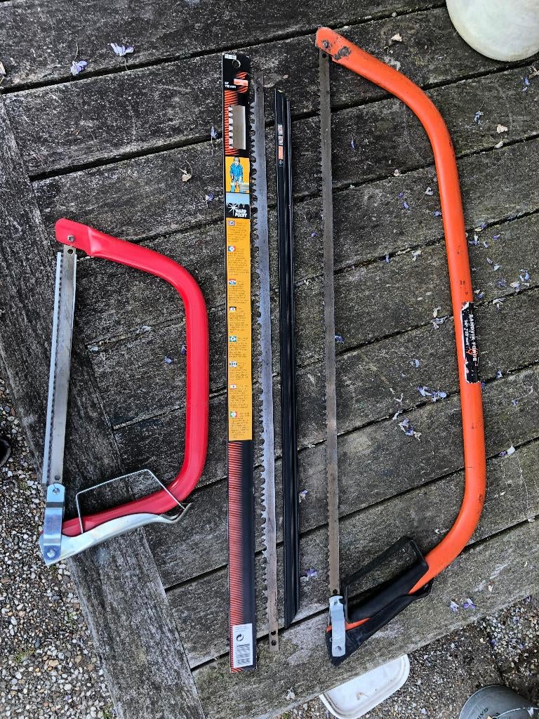 boomzaag van Sandvik, Ophalen, Gebruikt