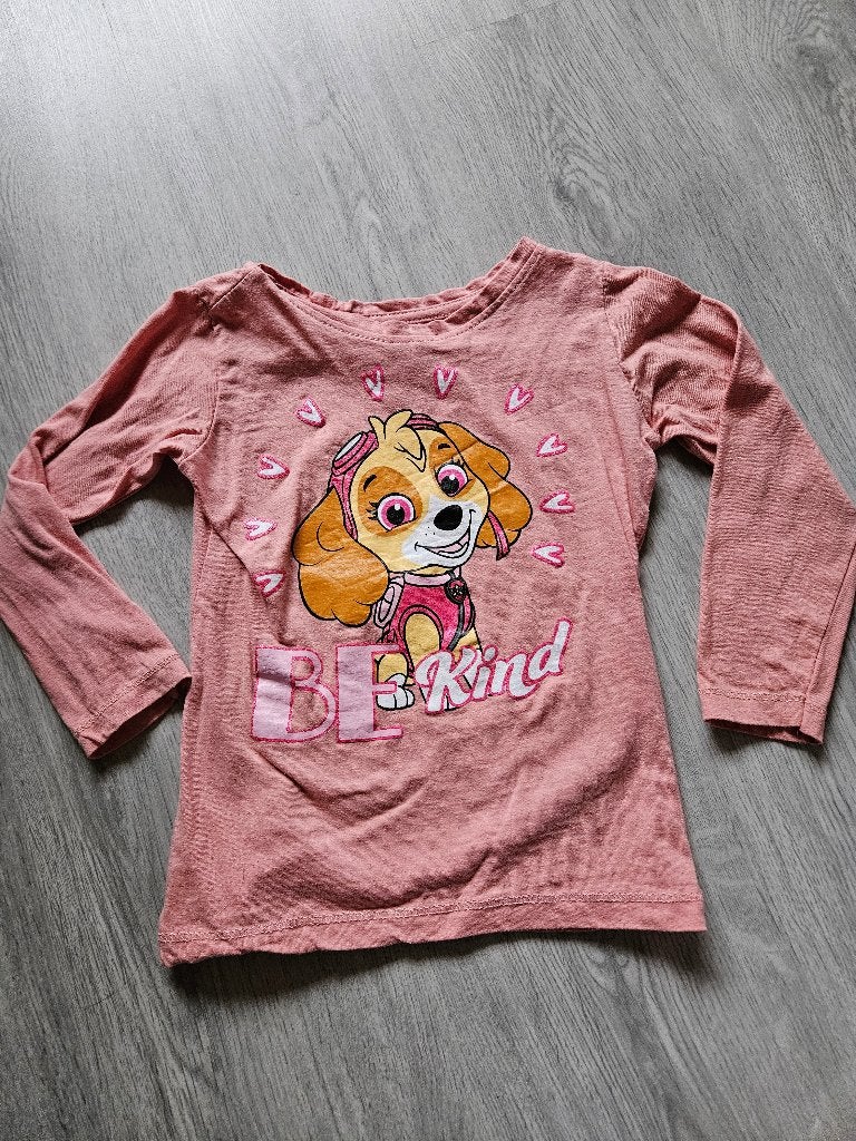 Paw Patrol Skye longsleeve maat 98 in zeer goede staat, Meisje, Ophalen of Verzenden, Zo goed als nieuw, Shirt of Longsleeve