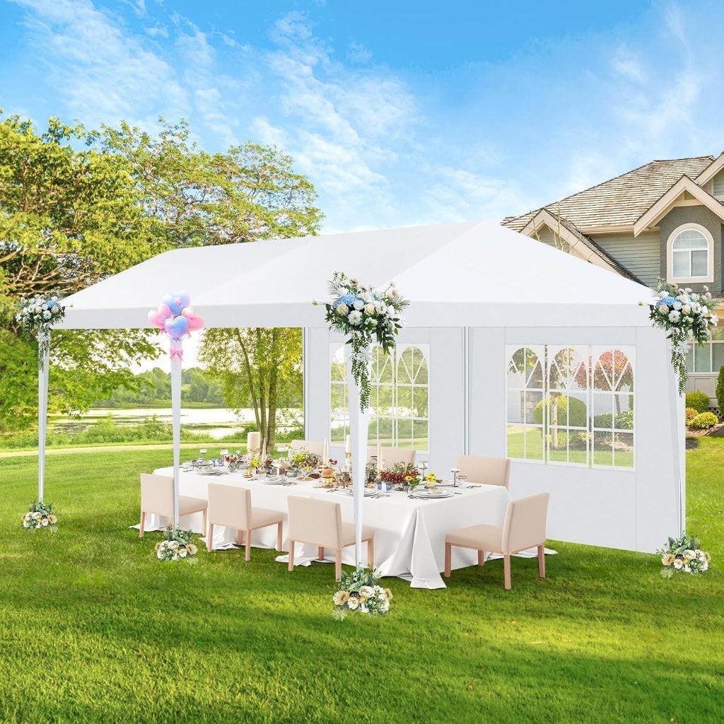 Robuuste Waterdichte Bruids Paviljoen. Partytent. 3x6m. Wit, Ophalen of Verzenden, Nieuw, 5 tot 8 meter, Partytent