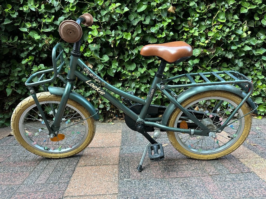 Loekie Pick Up 16 inch fiets groen, Ophalen, Terugtraprem, Loekie pickup, 16 tot 20 inch