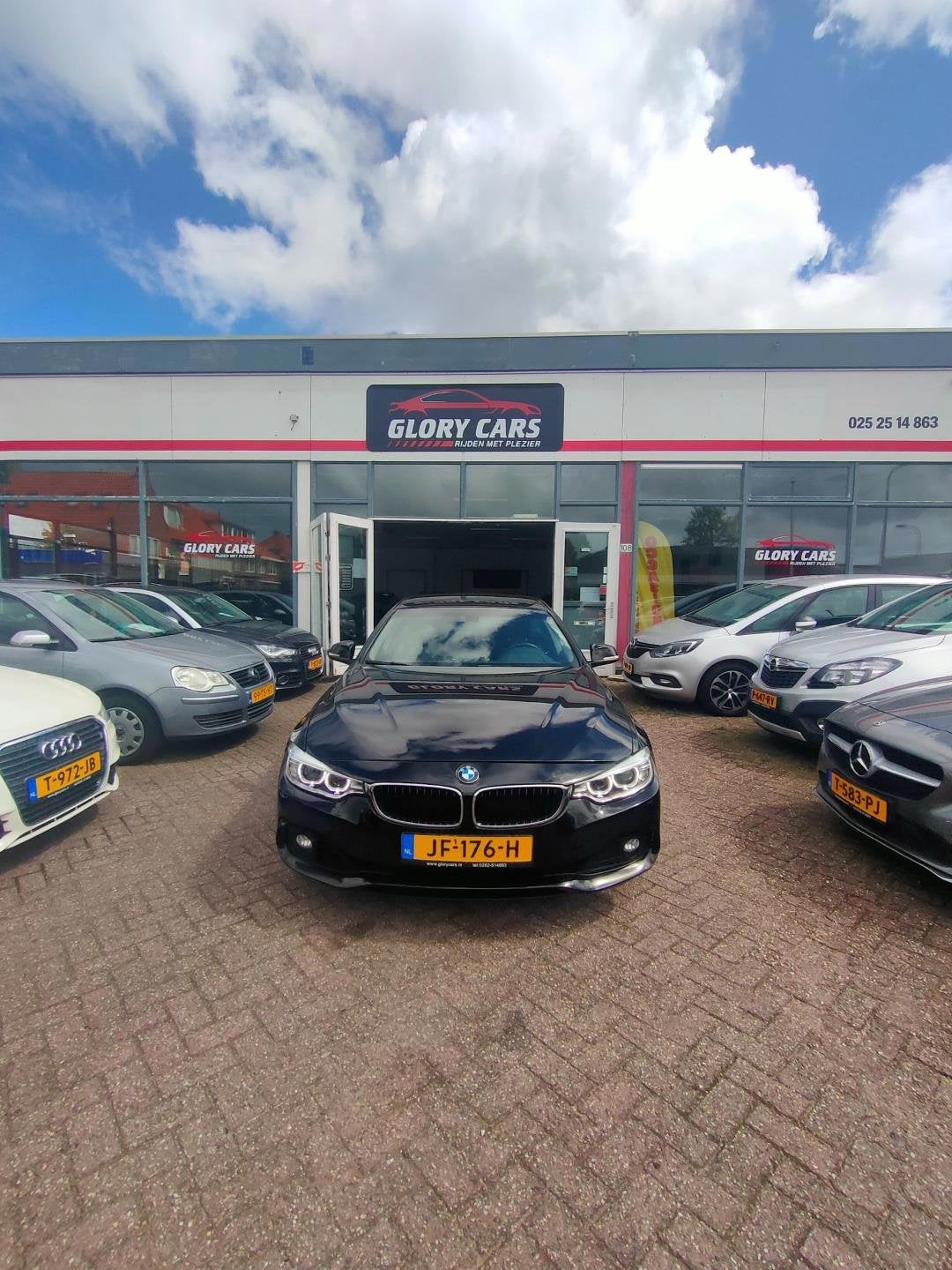 BMW 4-serie Gran Coupé 418i AUTOMAAT-NAVI-SPORT PAKKET, Auto's, BMW, Automaat, Gebruikt, Zwart, Origineel Nederlands