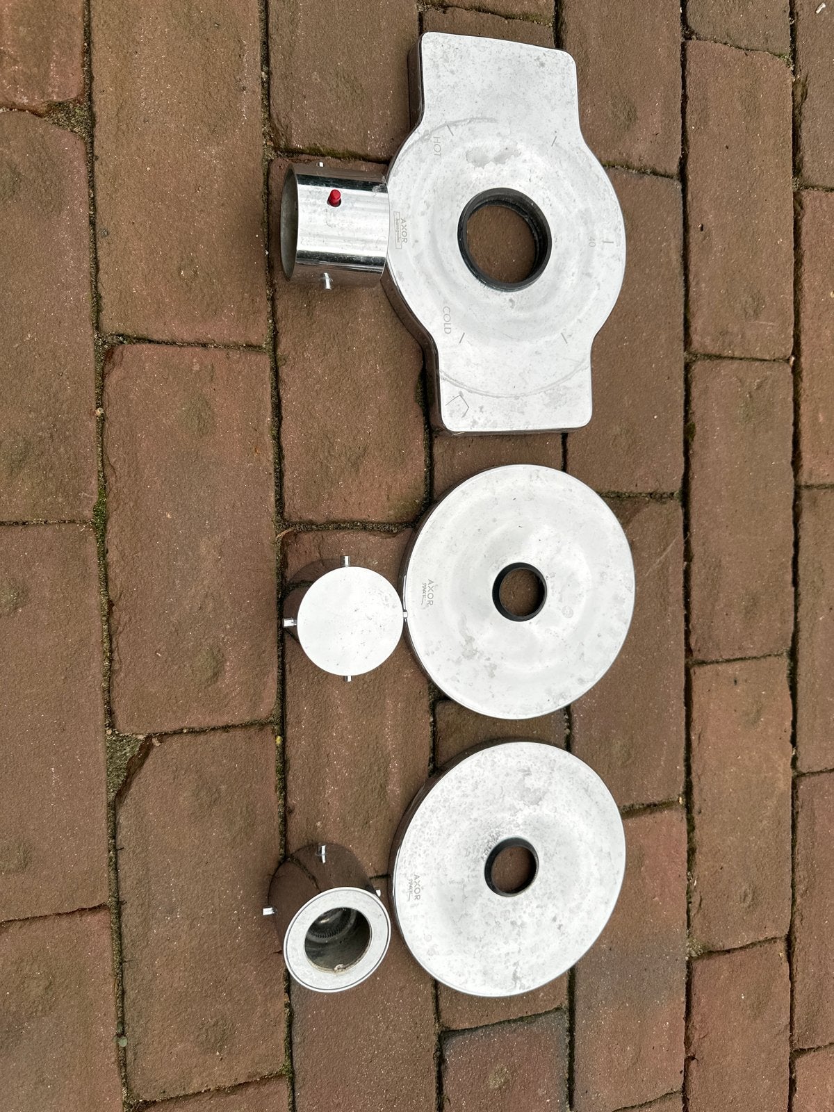 Axor Starck inbouw thermostaatkraan onderdelen, Ophalen of Verzenden, Gebruikt, Chroom, Kraan