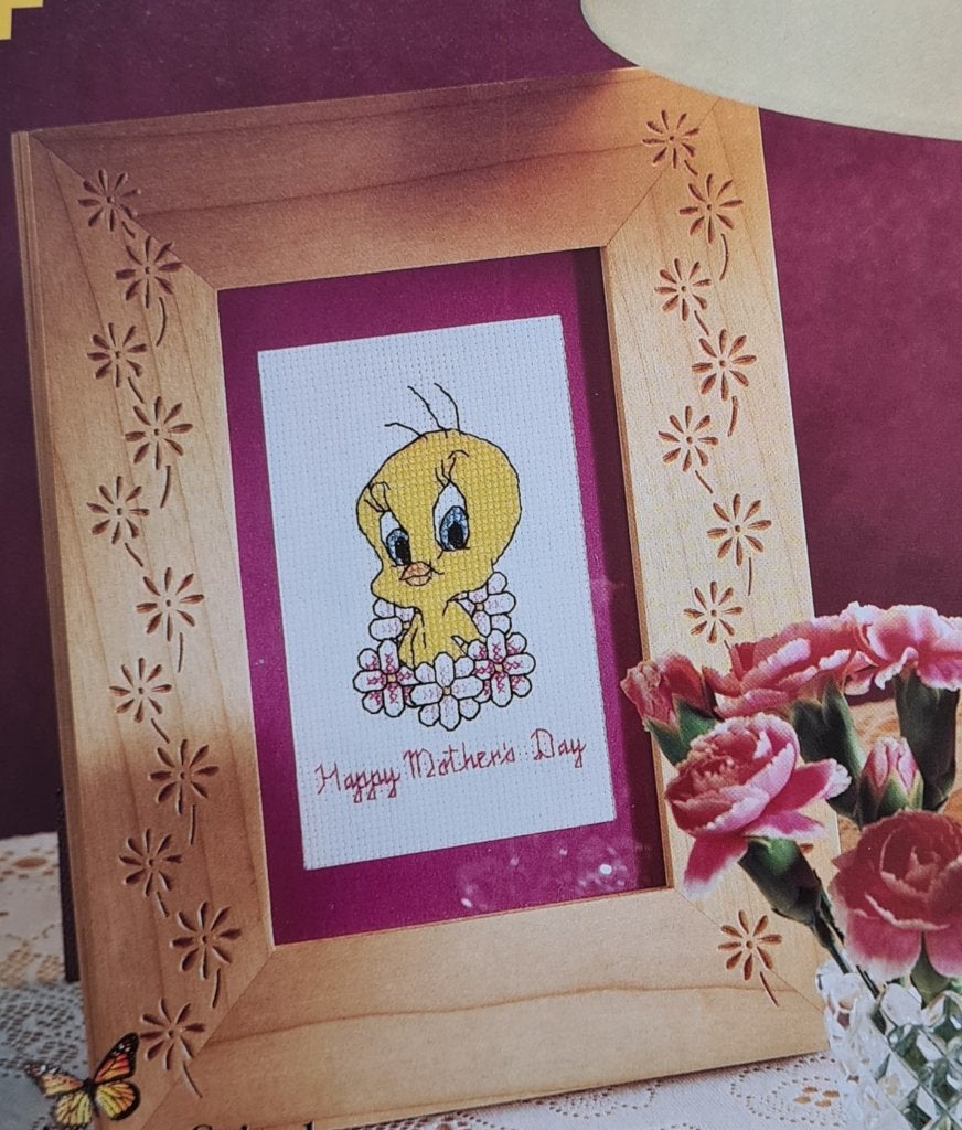 Tweety Disney borduurpatroon, Ophalen, Nieuw, Handborduren, Patroon
