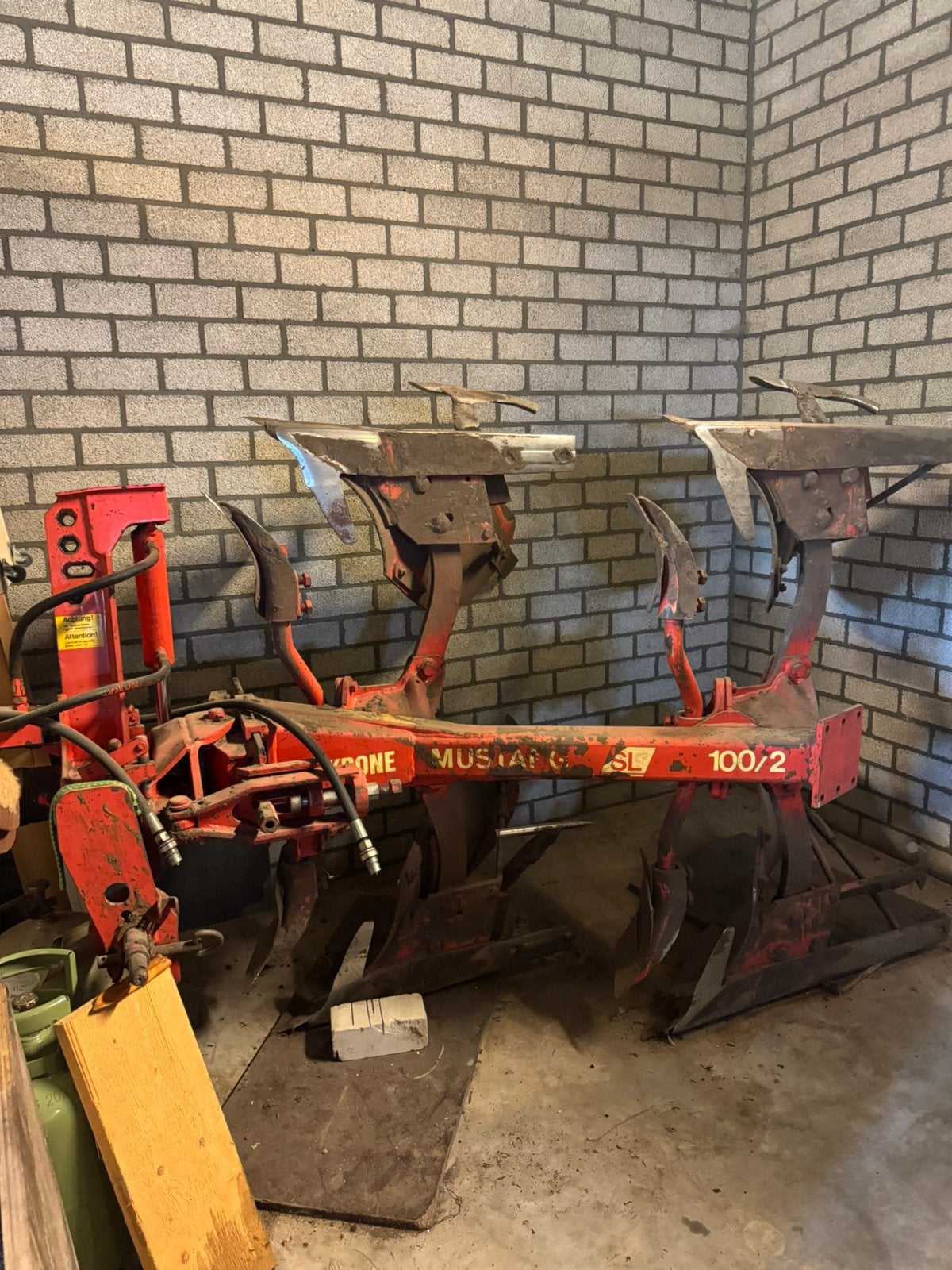 Hydraulische wentelploeg 2 schaars KRONE MUSTANG 100/2 SL, Ophalen, Akkerbouw, Grondbewerking