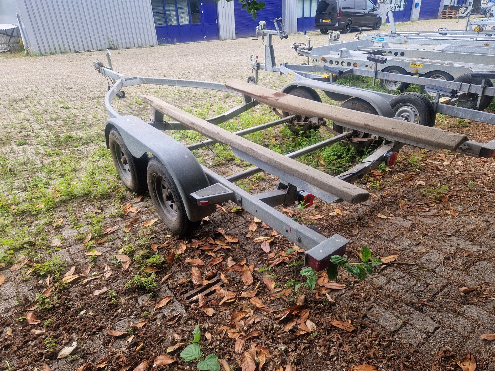 Amerikaanse tandemasser stallingtrailer 2000KG laden !!!, Ophalen, Gebruikt, 1500 tot 3000 kg, Dubbelassig (tandemas)