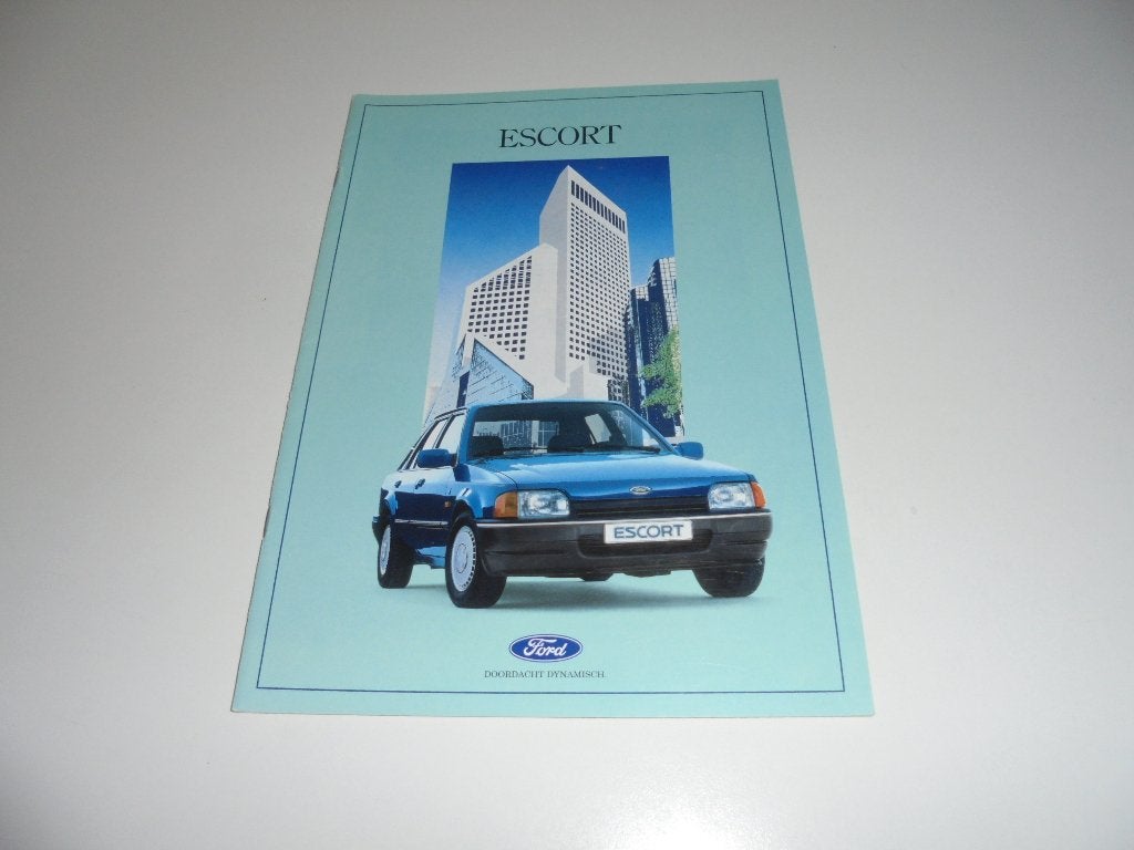 brochure Ford Escort  1989, Ophalen of Verzenden, Zo goed als nieuw, Ford