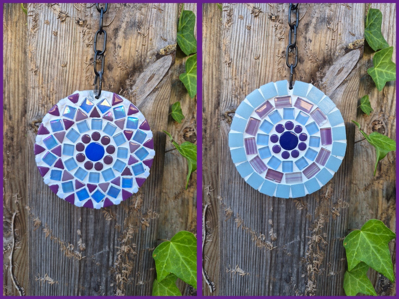 Mozaiek tuinhanger blauw/lila, Ophalen of Verzenden, Nieuw
