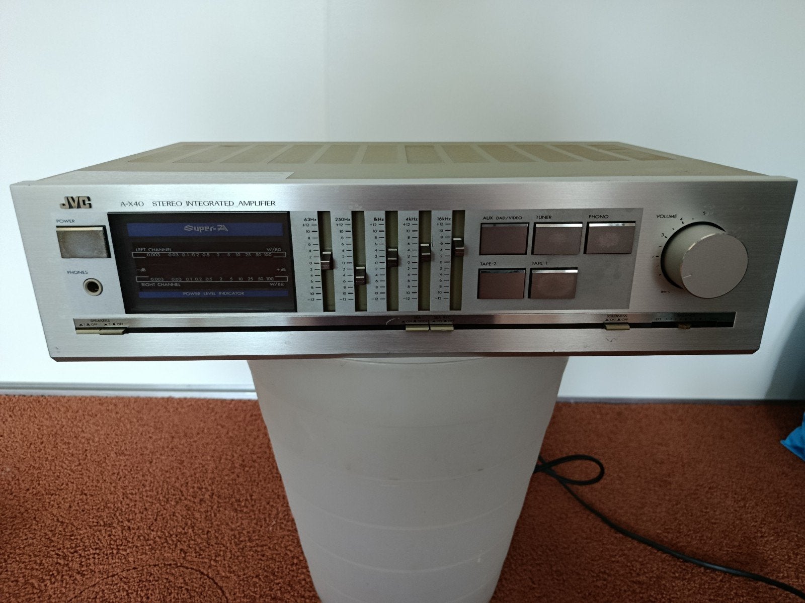 JVC A-X40 Stereo Geïntegreerde Versterker Super-A, Audio, Tv en Foto, Stereo-sets, Ophalen of Verzenden, JVC