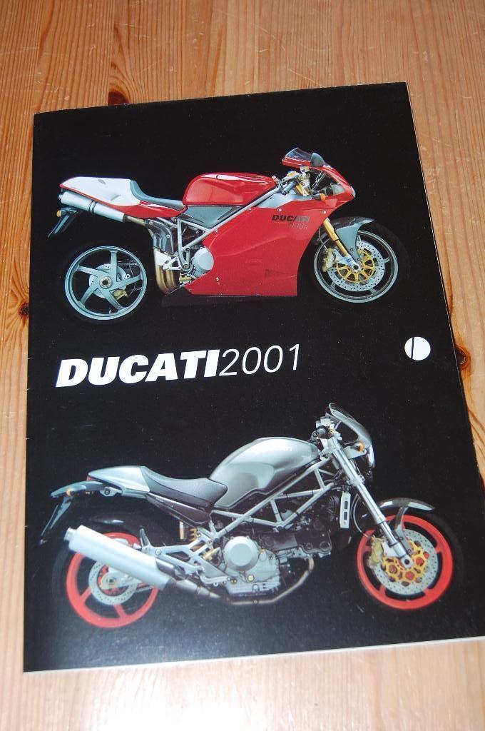 Ducati modellen 2001 brochure / poster, Ophalen of Verzenden, Ducati