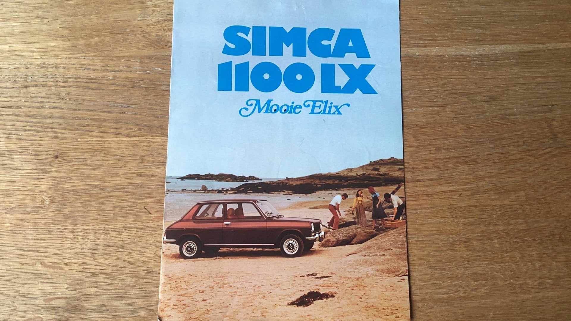 Simca 1100 LX Mooie Elix brochure, Boeken, Auto's | Folders en Tijdschriften, Zo goed als nieuw, Overige merken, Ophalen of Verzenden