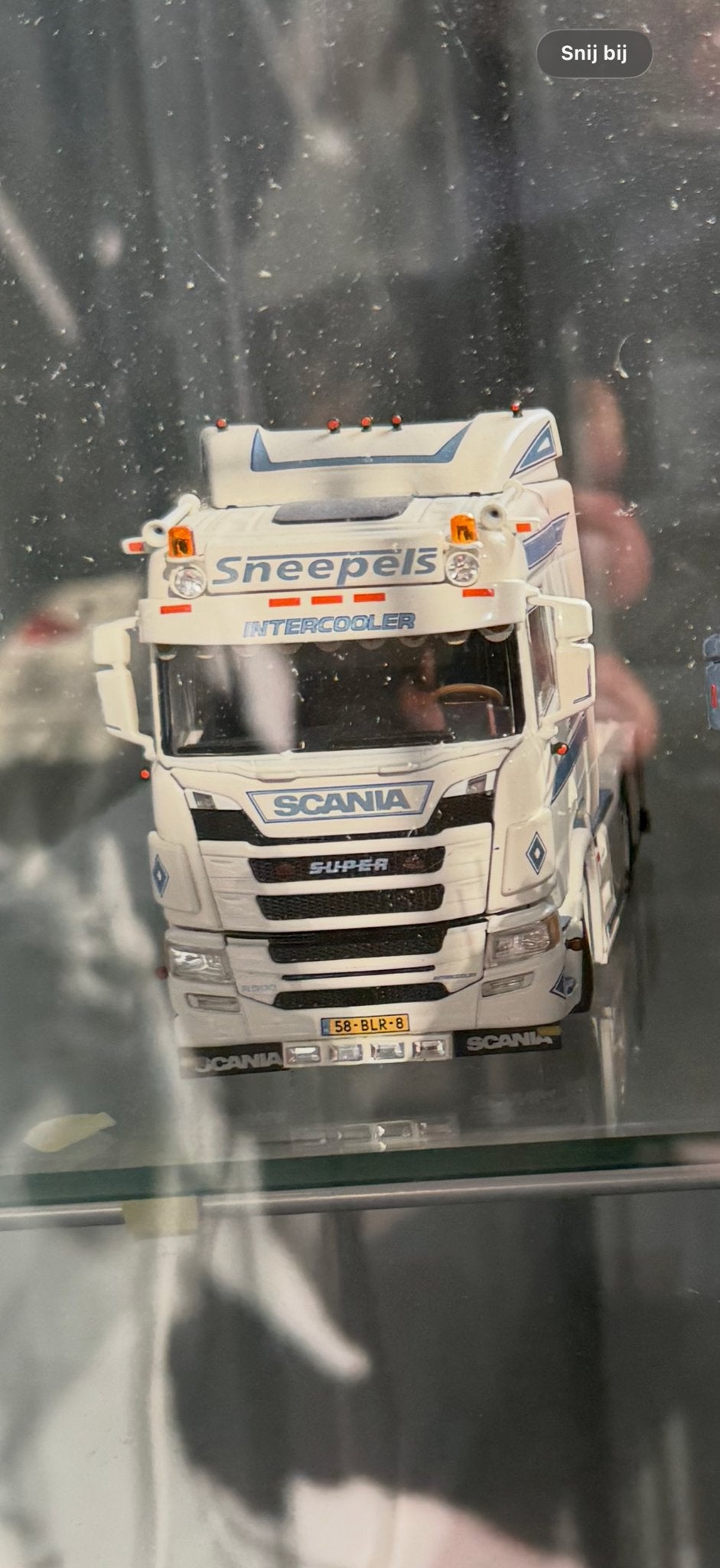 Scania Sneepeels Intercooler & S. van Sommeren modeltrucks, 1:32 tot 1:50, Zo goed als nieuw, Truck, Ophalen