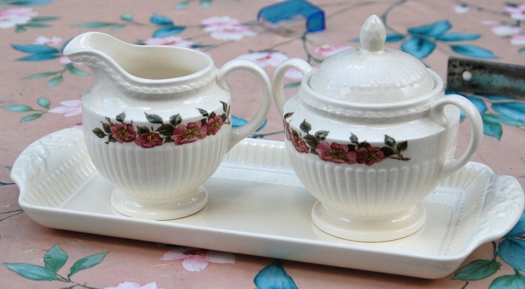 wedgwood Brair rose roomstel, Overige typen, Ophalen of Verzenden, Zo goed als nieuw, Wedgwood
