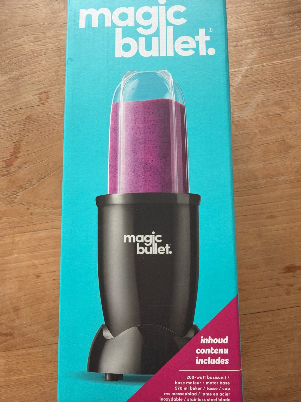 Magic Bullet Blender - Compacte en Krachtige Mixer, Ophalen of Verzenden, Nieuw, Blender