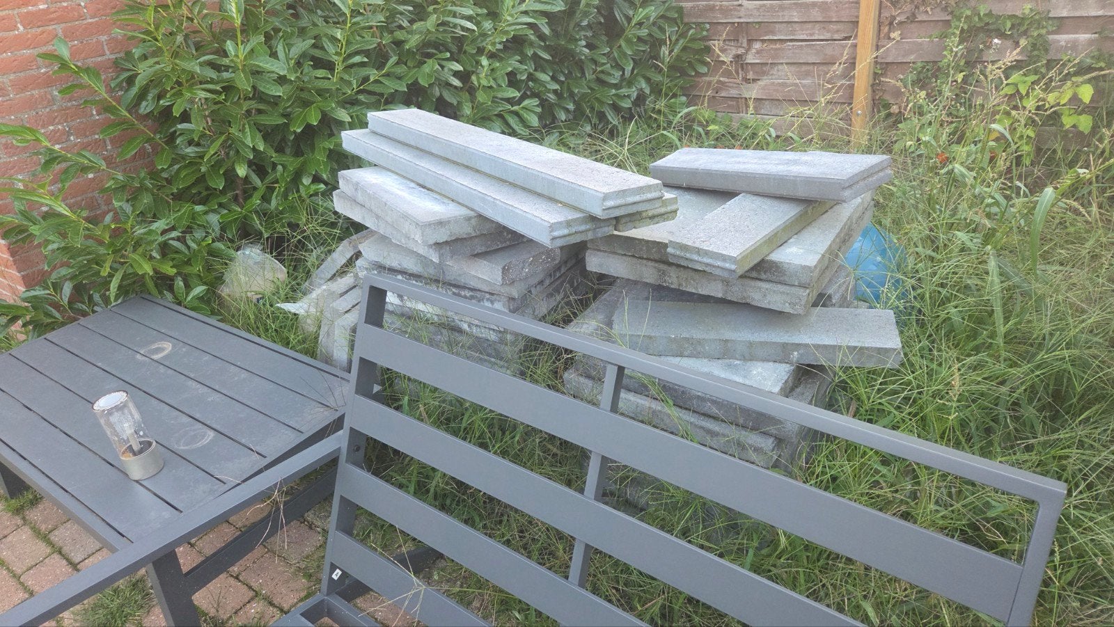 34 stuks 50x50 cm tegels - T.E.A.B., Doe-het-zelf en Verbouw, Tegels, Ophalen, 40 tot 60 cm, Gebruikt, 40 tot 60 cm
