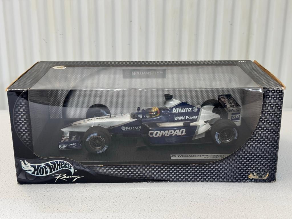 1:18 Williams BMW FW24 R. Schumacher, Ophalen of Verzenden, Zo goed als nieuw, Auto, Hot Wheels