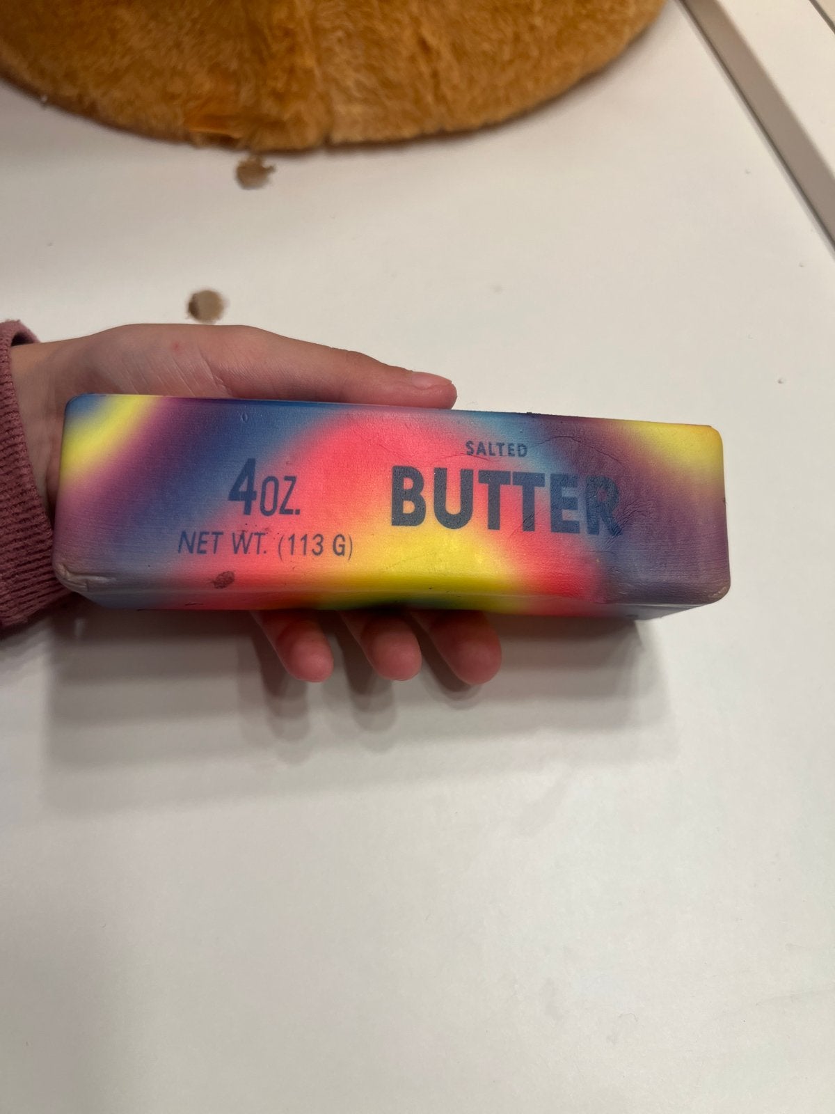 Regenboog Boter Squishy - Slowrising en Super Zacht, Ophalen of Verzenden, Nieuw, Jongen of Meisje