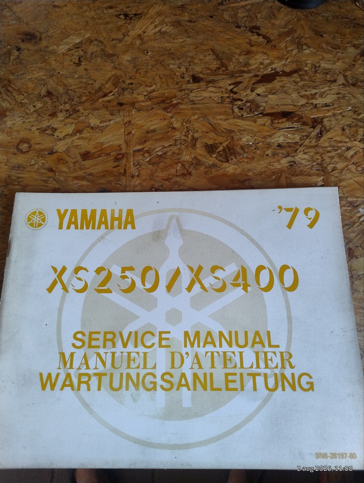 Yamaha XS250/XS400 Service Manual '79, Motoren, Verzenden, Yamaha