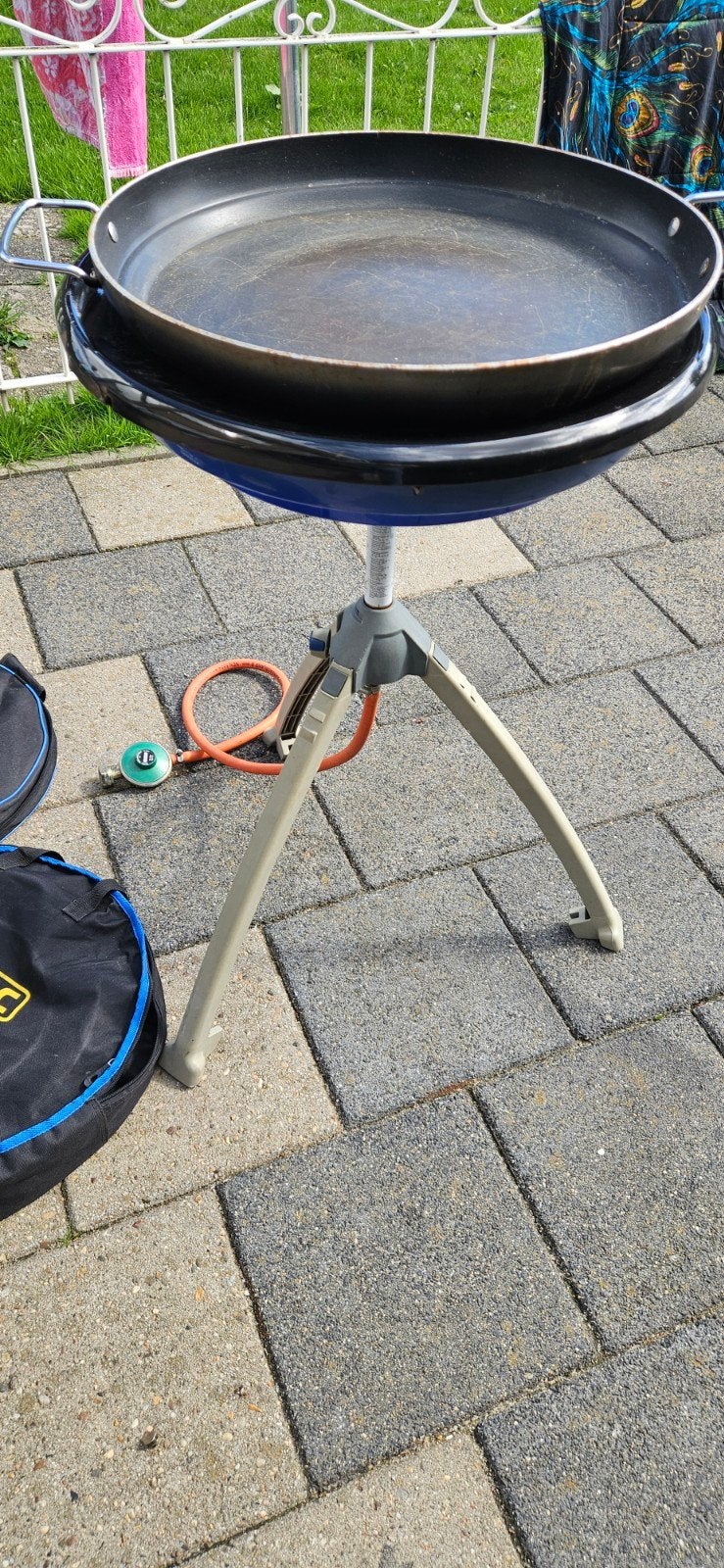 Cadac Skottelbraai met Paella Pan en Eazi Chef, Ophalen of Verzenden, Gebruikt