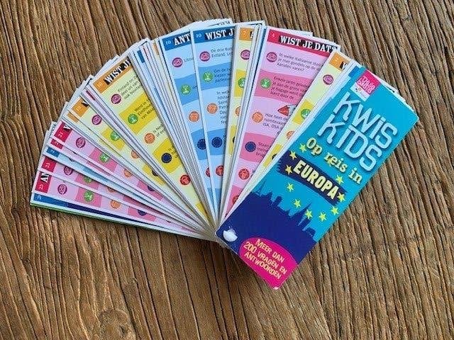***Kwis kids*** reisspel waaier - op reis in Europa, Plantyn, Nieuw, Ophalen of Verzenden, Vijf spelers of meer