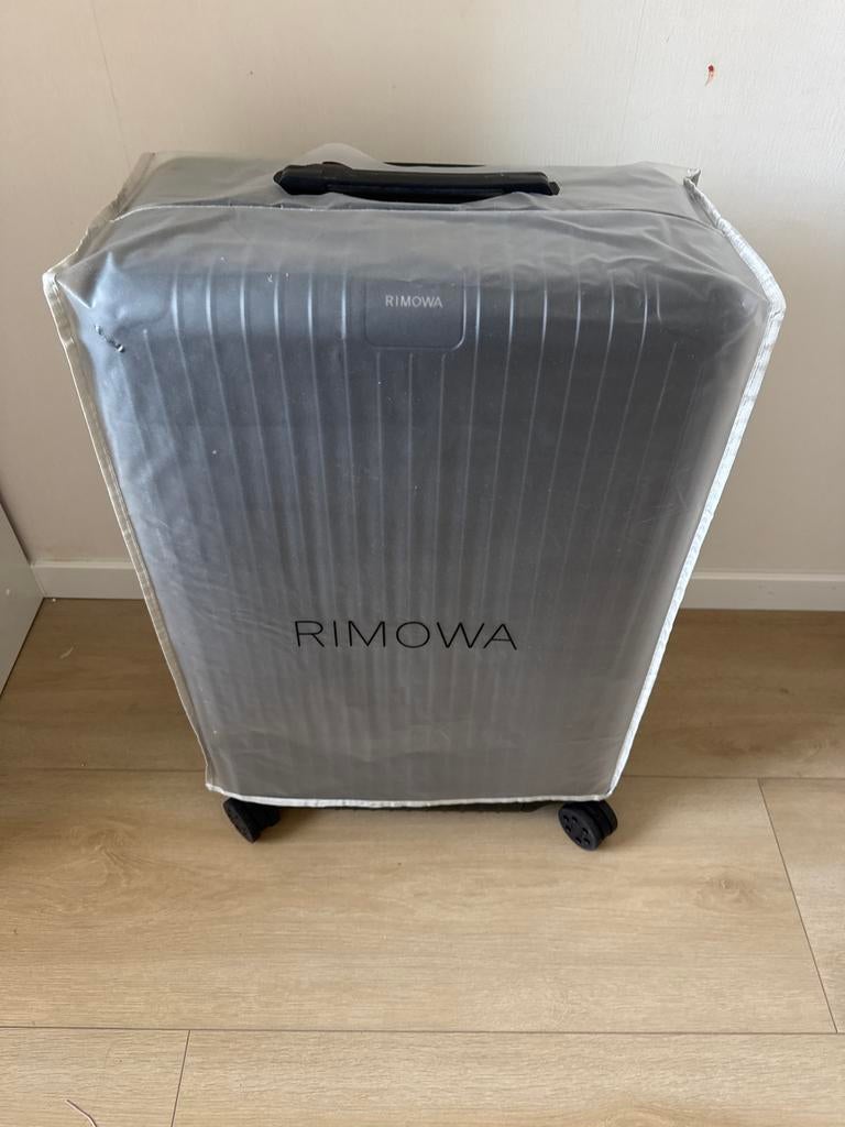 Rimowa Essential Lite Cabin koffer zwart, 50 tot 60 cm, Hard kunststof, Ophalen of Verzenden, Zo goed als nieuw