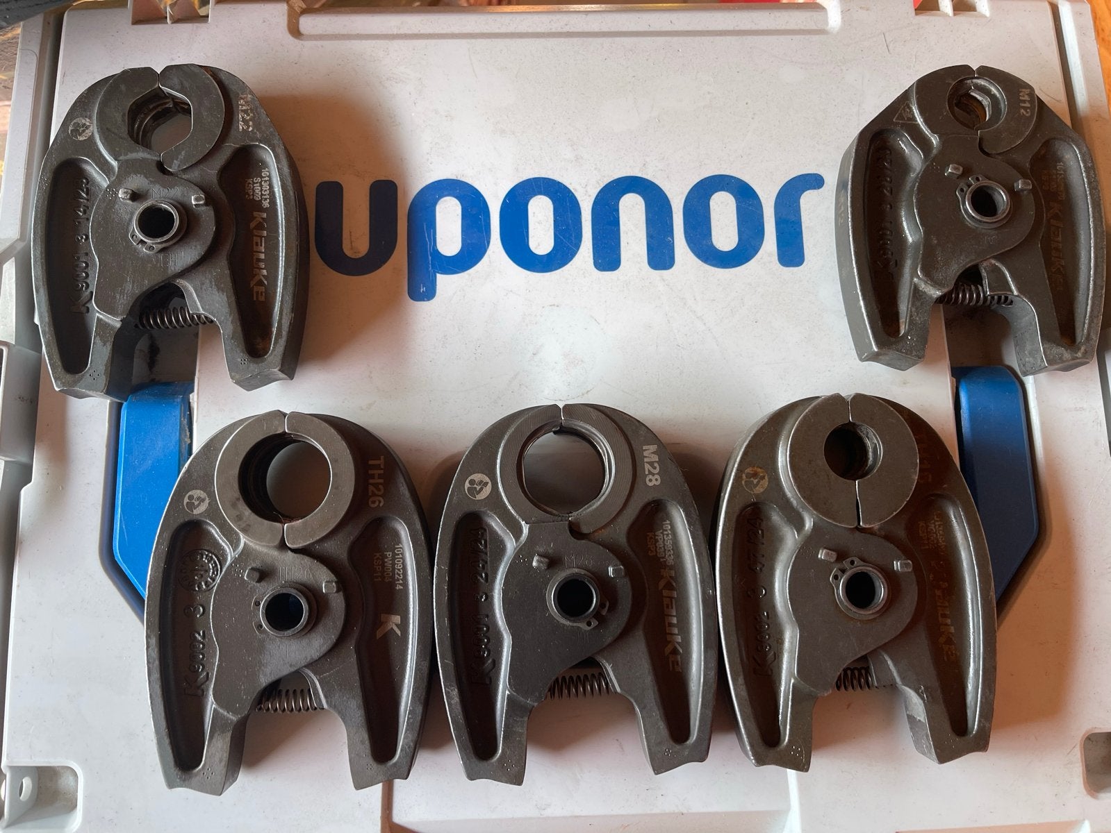 Klauke persbekken M12, M22, M28, TH26 TH 16, Ophalen of Verzenden, Gebruikt, Overige typen, Overige merken