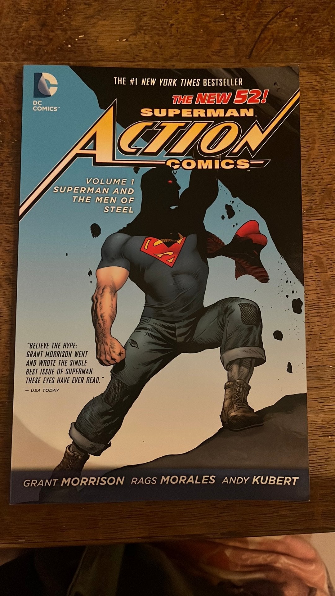 Superman Action comics volume1 superman and the man of steel, Eén comic, Ophalen of Verzenden, Zo goed als nieuw, Amerika