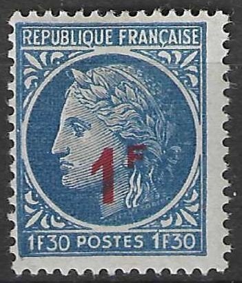 Frankrijk 1947 - Yvert 791 - Type Ceres met opdruk (PF), Verzenden, Postfris