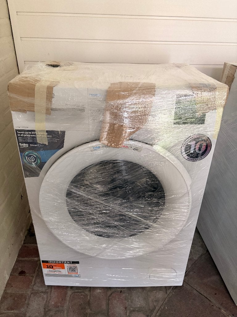 Beko BM3WFU37412CW EnergySpin – 9 mnd oud - 1400 toeren -7kg, Ophalen, Zo goed als nieuw, 85 tot 90 cm, Energieklasse A of zuiniger