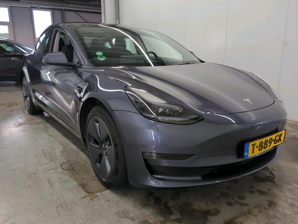 Tesla Model 3 Long-Range AWD 351pk 75 kWh 93.9% SoH UPGRADE, Auto's, Automaat, Dealer onderhouden, Gebruikt, Zwart