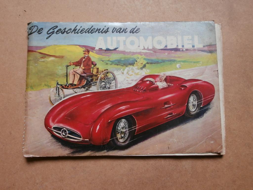 Vintage verzamelalbums Geschiedenis van de Automobiel '55 8e, Boeken, Ophalen of Verzenden, Gelezen, Piet Olyslager enJan Wijga
