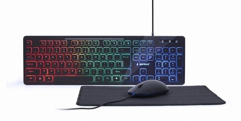 Gembird KBS-UML-01 Toetsenbord en Muis Set, Gembird, Ophalen of Verzenden, Qwerty, Eiberstraat 9 te Dokkum