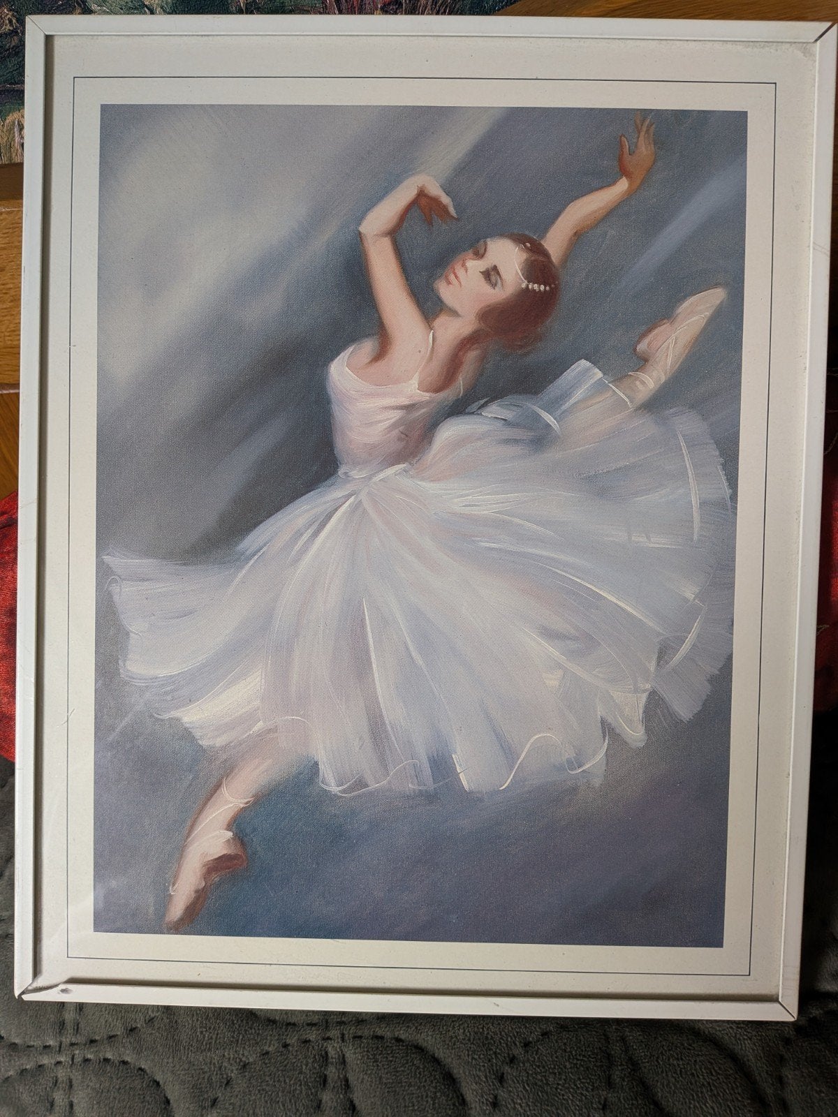 retro ballerina schilderij, Ophalen of Verzenden