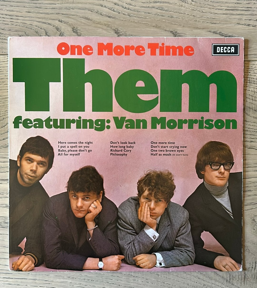 Them -One more time (LP featuring Van Morrison), Ophalen of Verzenden, Zo goed als nieuw, 12 inch, Poprock