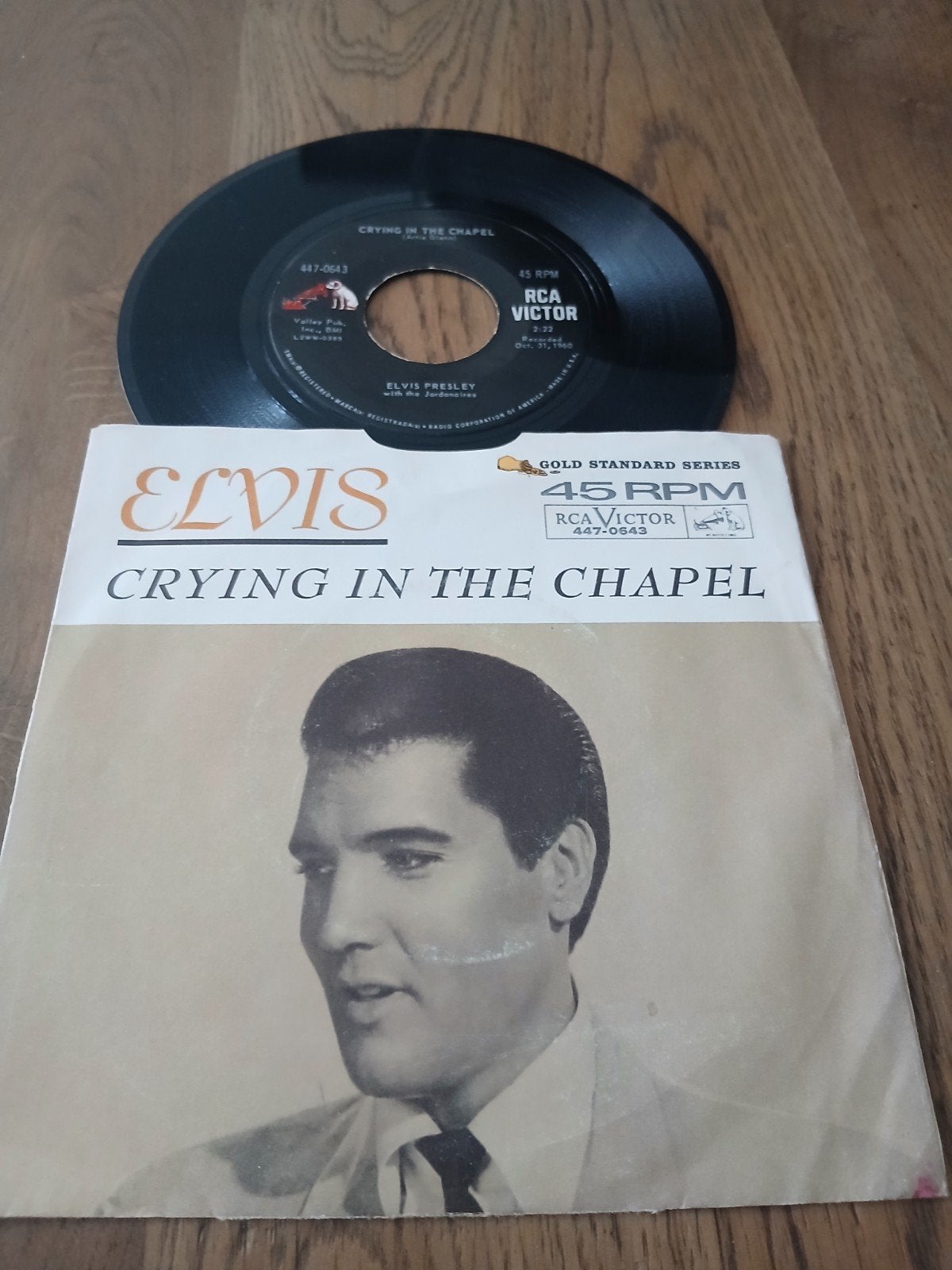 VINYL SINGLE   ELVIS PRESLEY   1965, Single, Ophalen of Verzenden, Zo goed als nieuw, Religie en Gospel