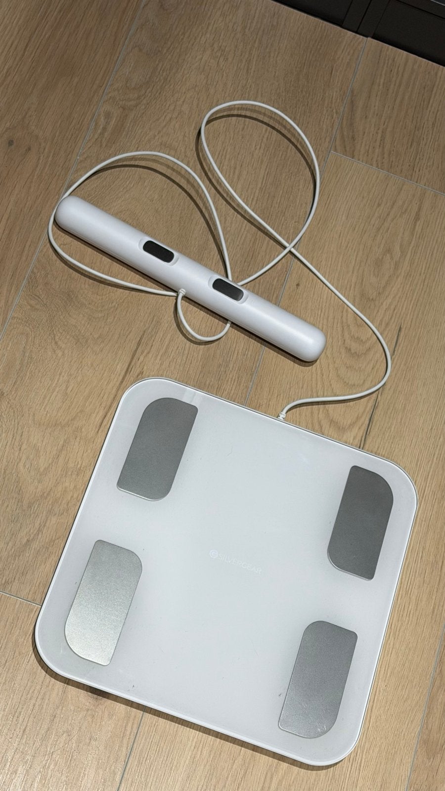 Silvergear Smart Scale Pro - Slimme Personenweegschaal, Ophalen, 100 kg of meer, Personenweegschaal, Digitaal