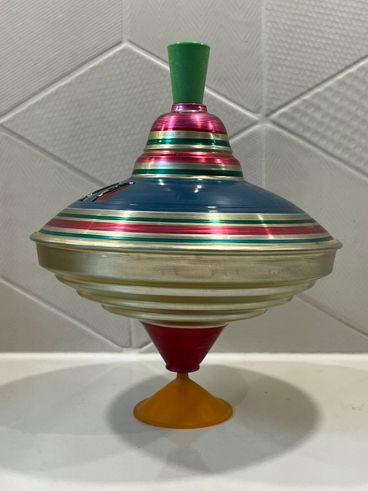 Blikken speelgoed Vintage tol draaitol – Made in USSR CCCP, Verzenden, Gebruikt