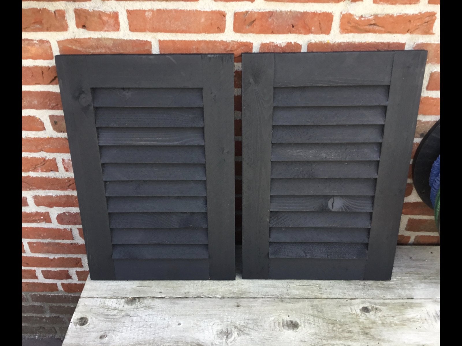 1 set luiken voor € 14,00, Antiek en Kunst, Curiosa en Brocante, Ophalen of Verzenden