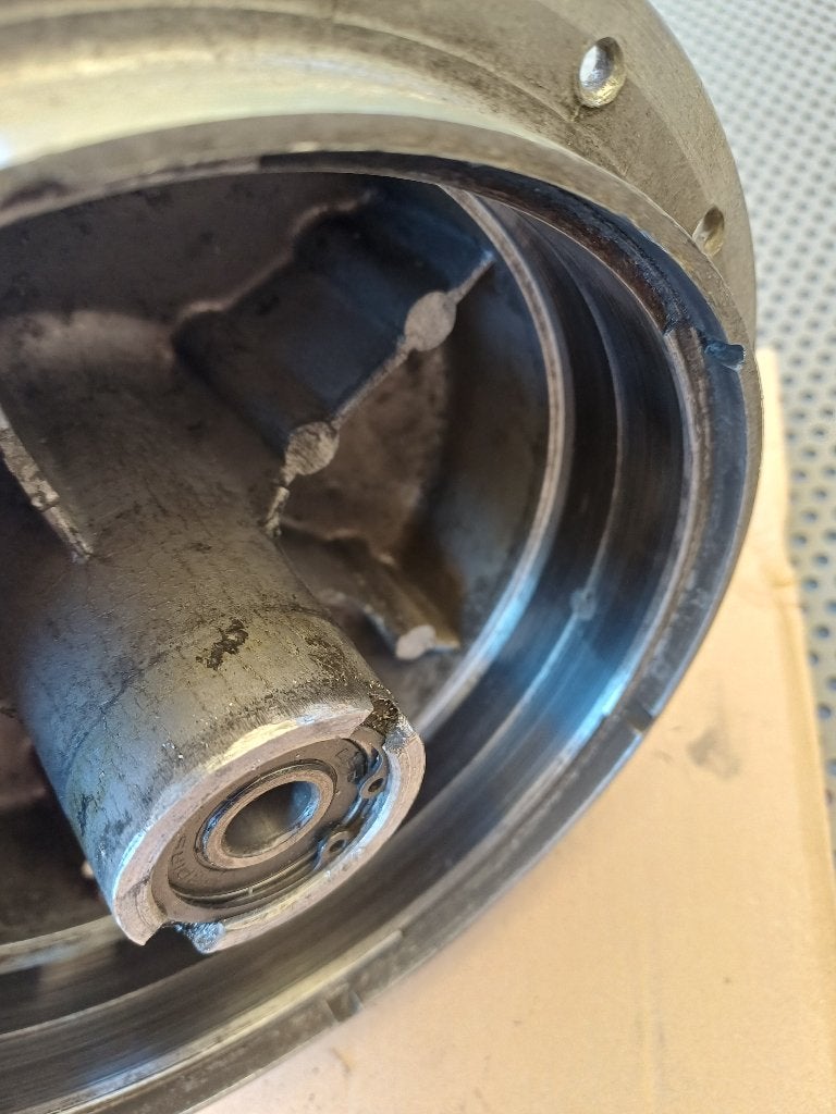 Grote voorwielnaaf Zündapp 517, Ophalen of Verzenden, Gebruikt, Frame